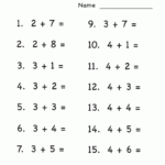 Math Papers To Print