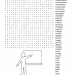 Math Terms Word Search WordMint