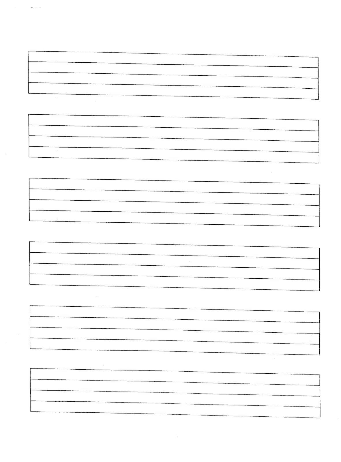 manuscript paper printable free