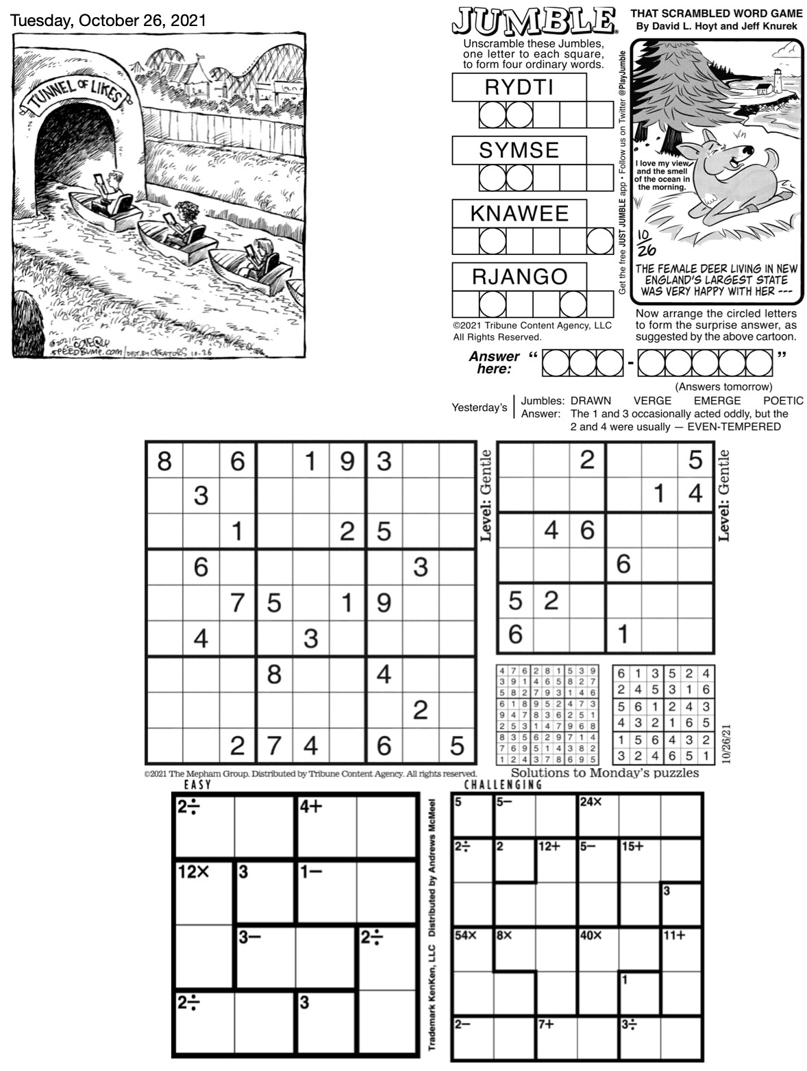 los angeles times crossword puzzle printable
