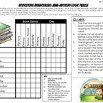 Mystery Logic Puzzle Brain Teaser Worksheet Activity Free 19 Book Week JJ Resource Creations