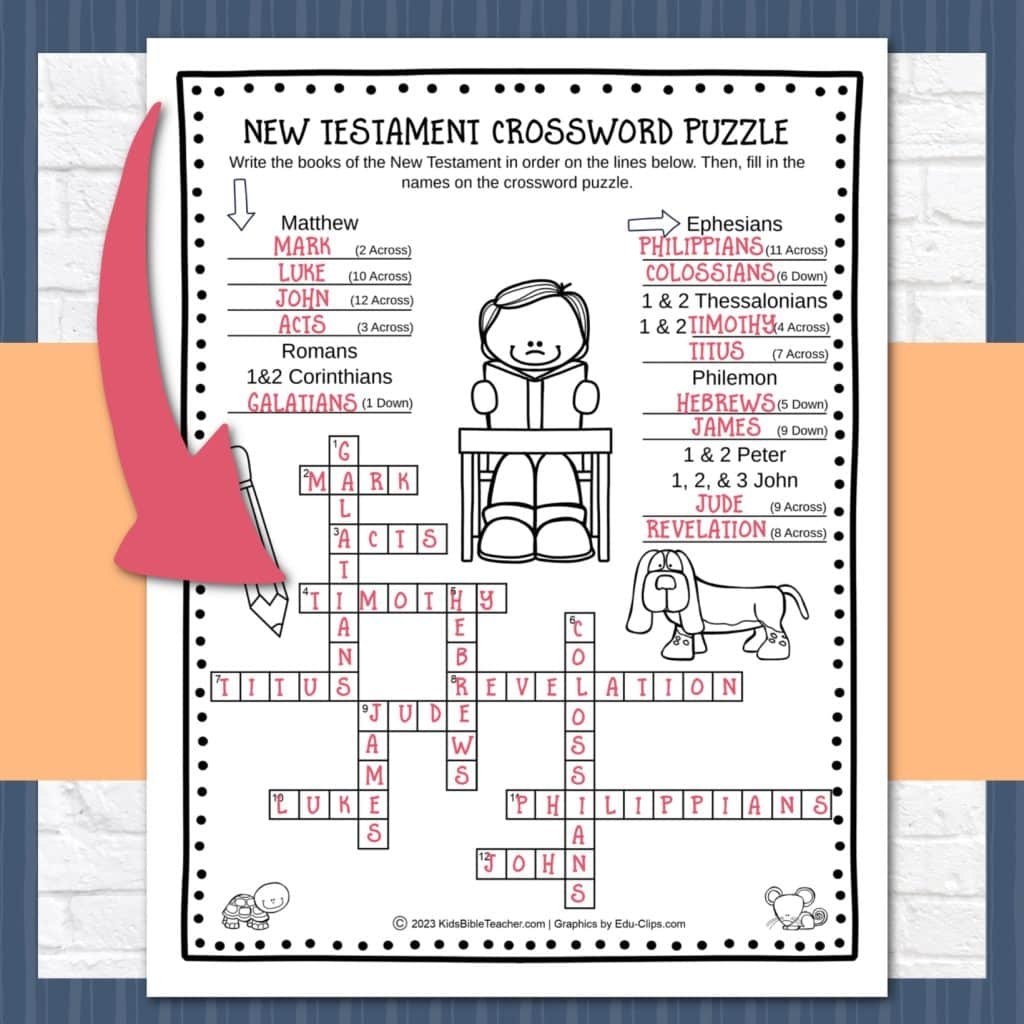 printable bible crossword puzzles