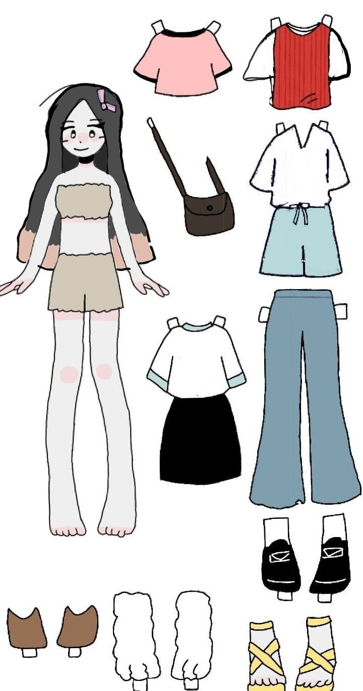 Nezuko Mu ecas De Papel De Barbie Dibujos Para Imprimir Gratis Barbie Para Vestir