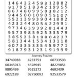 Number Search Puzzle Book For Adults