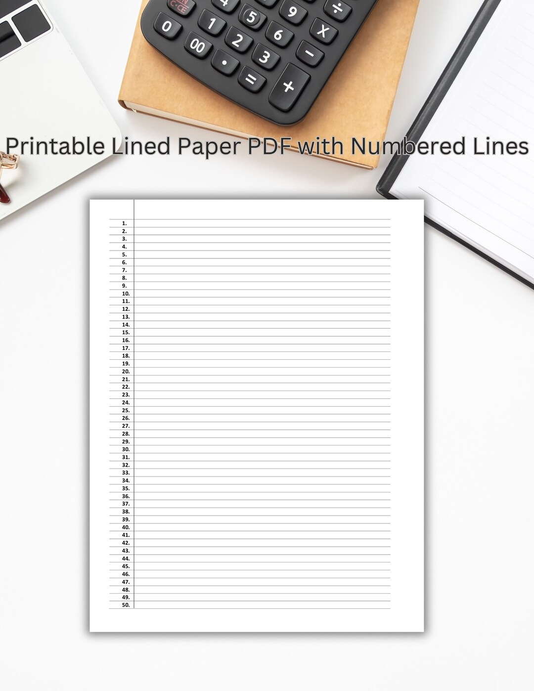 Numbered Lined Paper Printable Lined Paper PDF With Numbered Lines Numbered Line Note Sheet Digital Download Instant Download PDF Etsy Numbered Lined Paper Printable Lined Paper PDF With Numbered Lines Numbered Line Note Sheet Digital Download Instant Download PDF Etsy