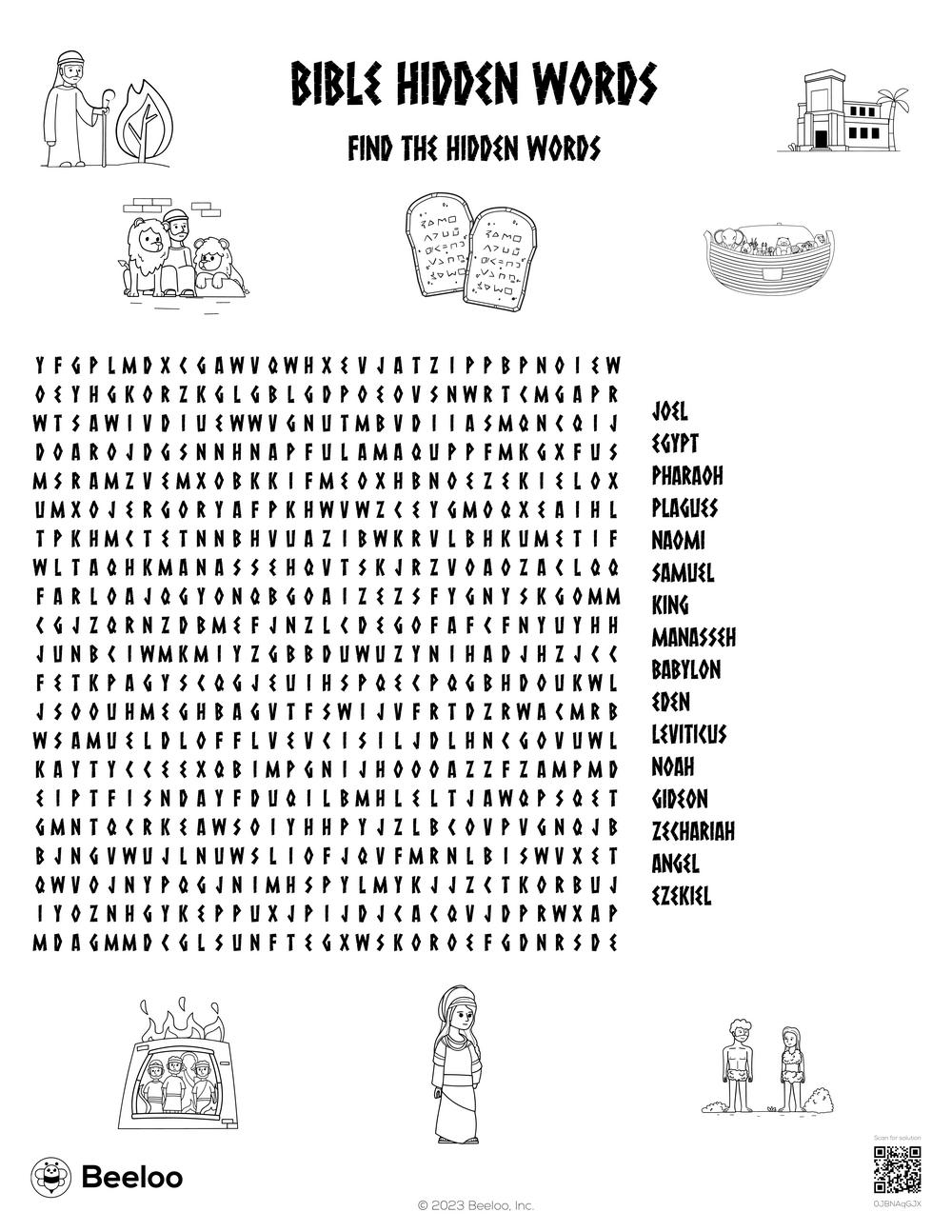 bible word puzzles printable