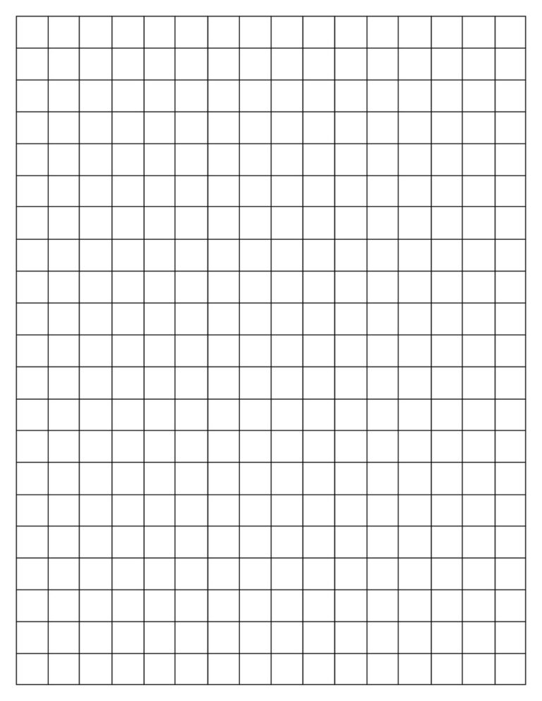 One half Inch Graph Paper Etsy