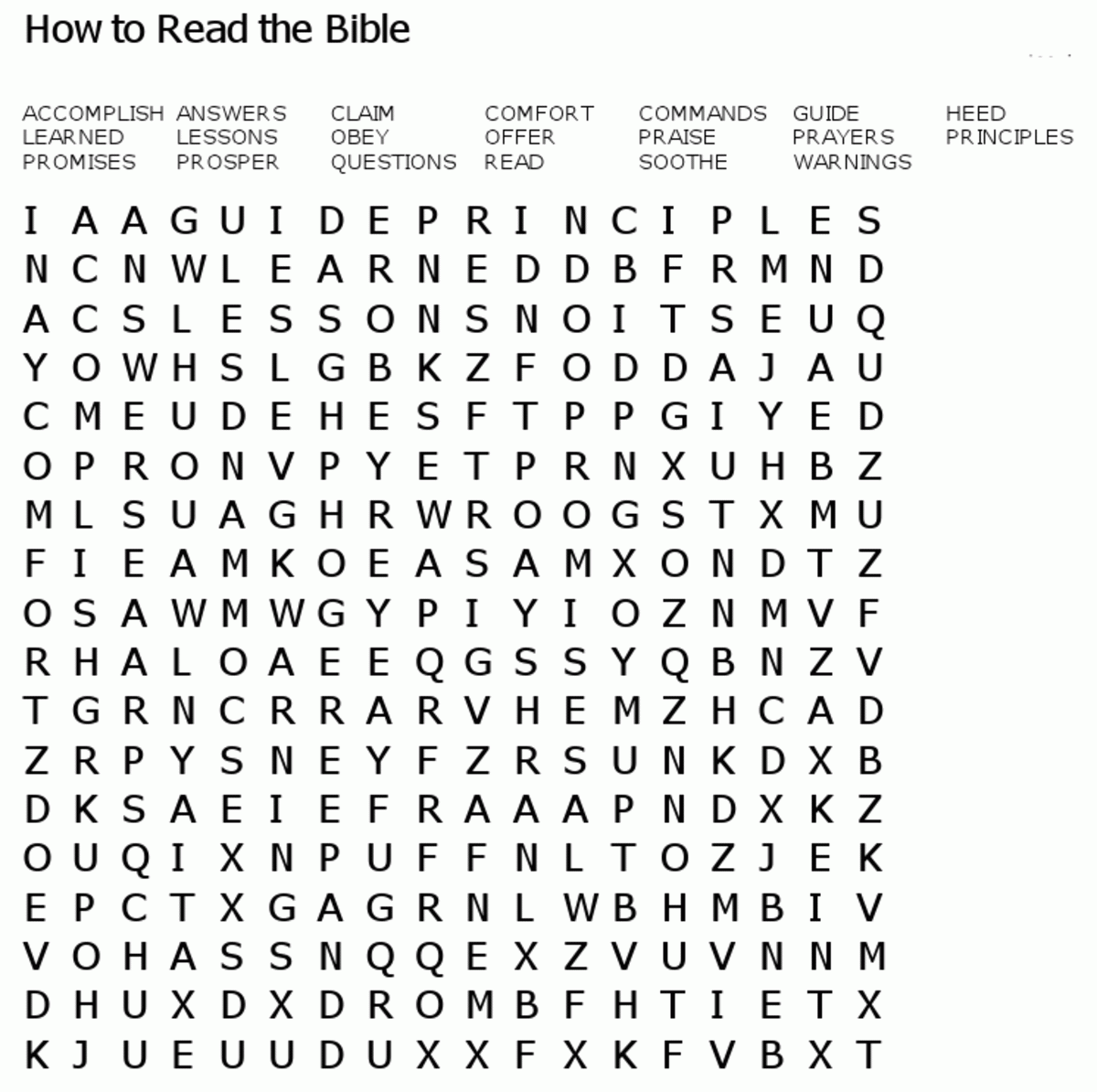 free bible word search puzzles printable