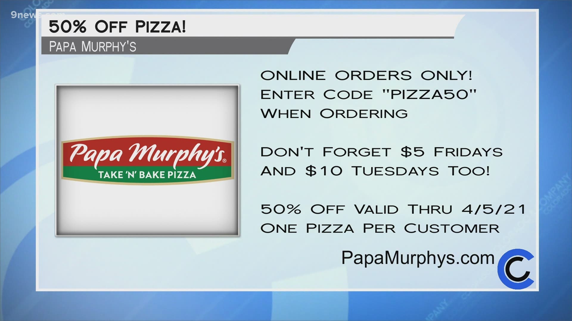 Papa Murphy s April 1 2021 9news