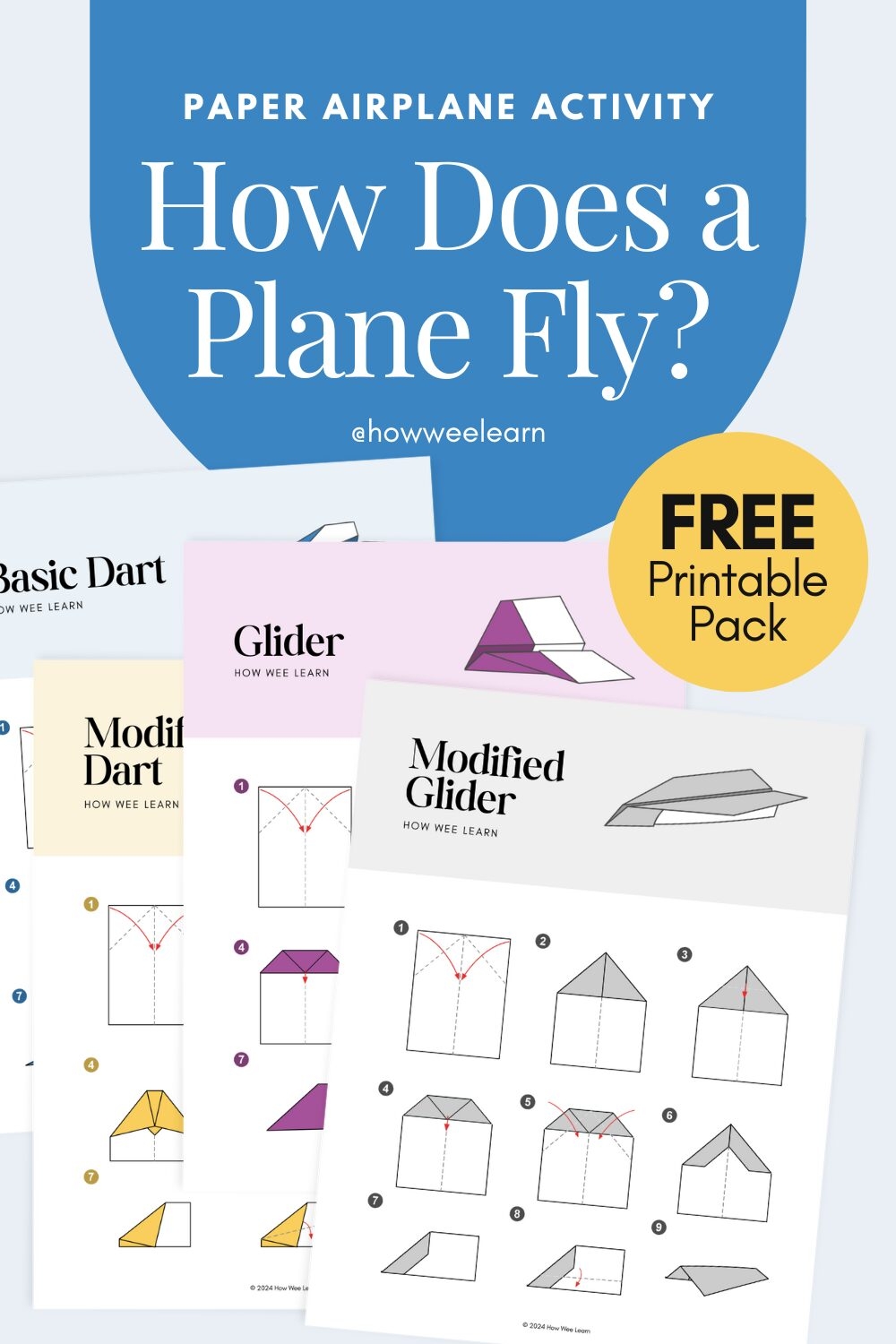 printable paper plane instructions