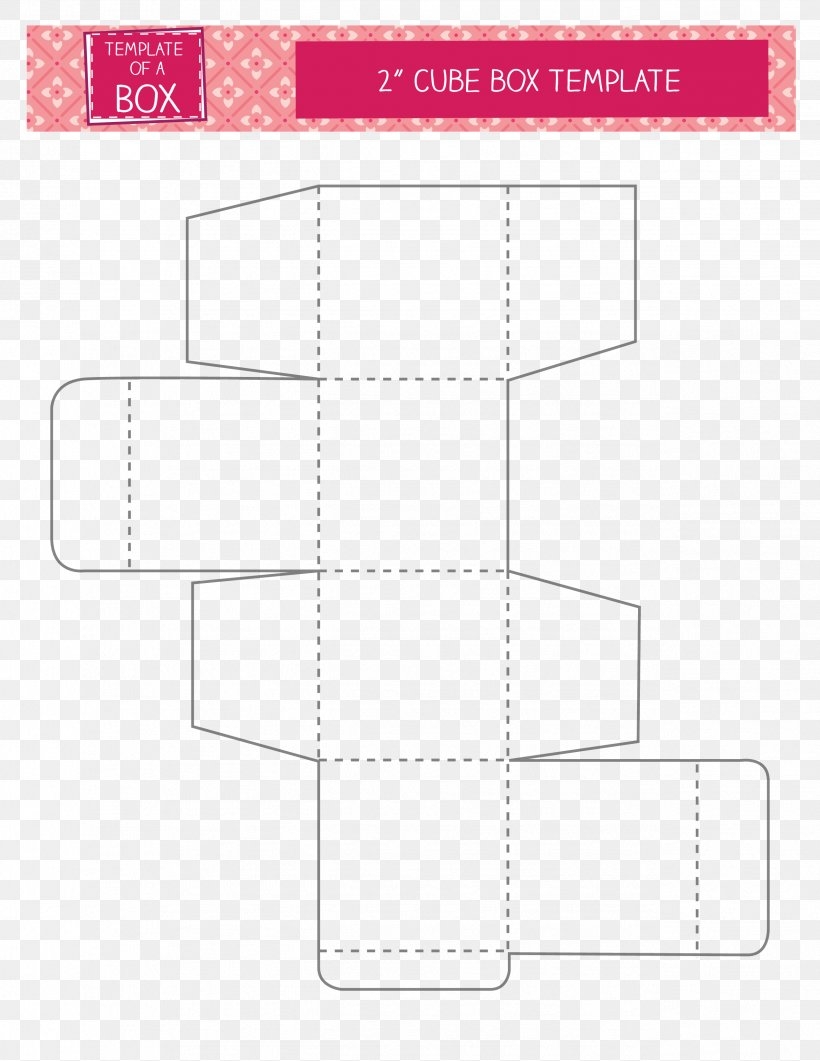 Paper Box Template Pattern Cube PNG