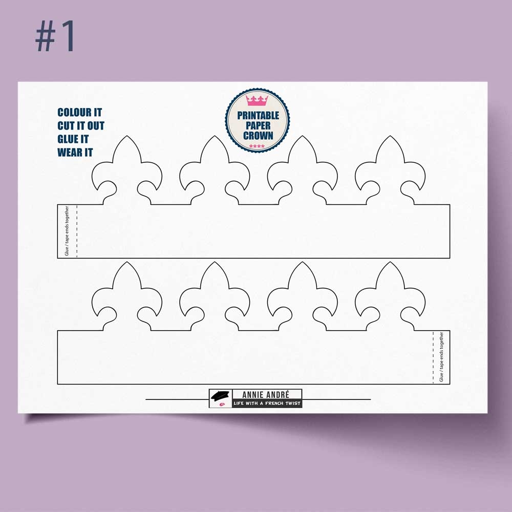 paper crown printable
