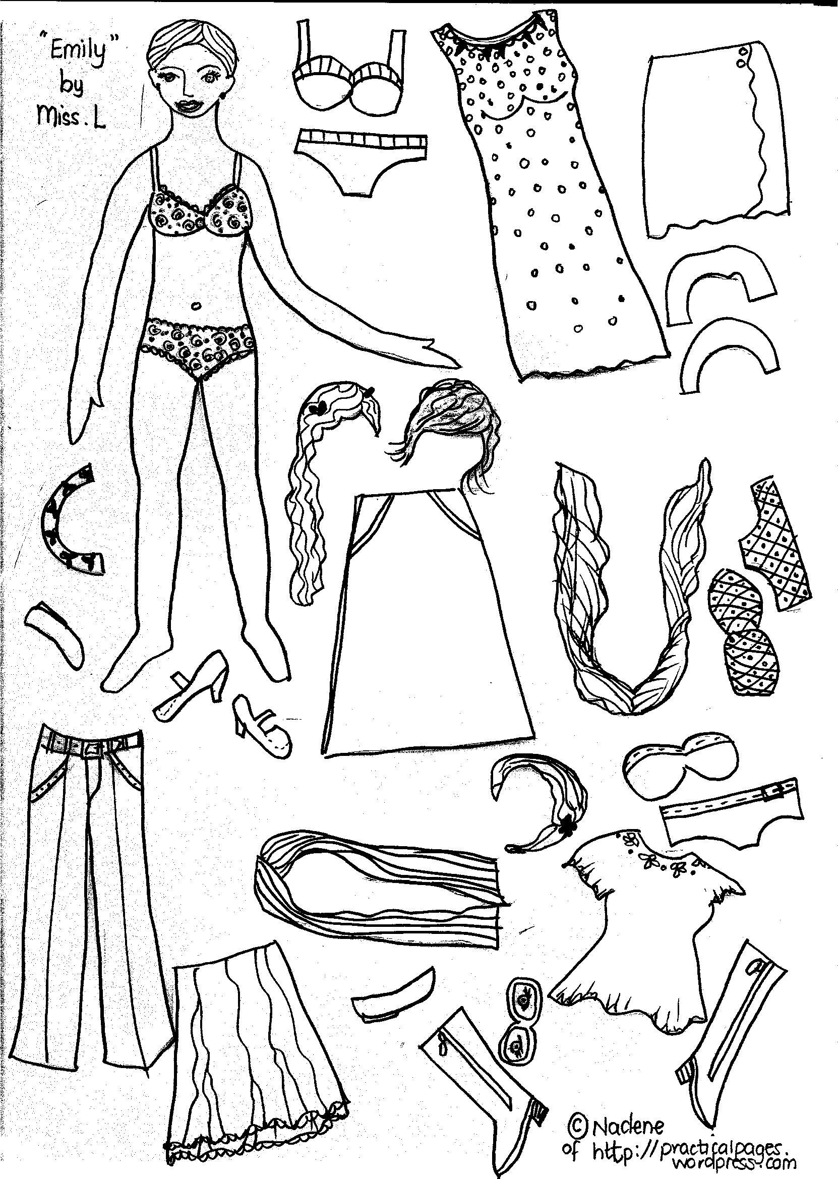 free printable cut out paper dolls