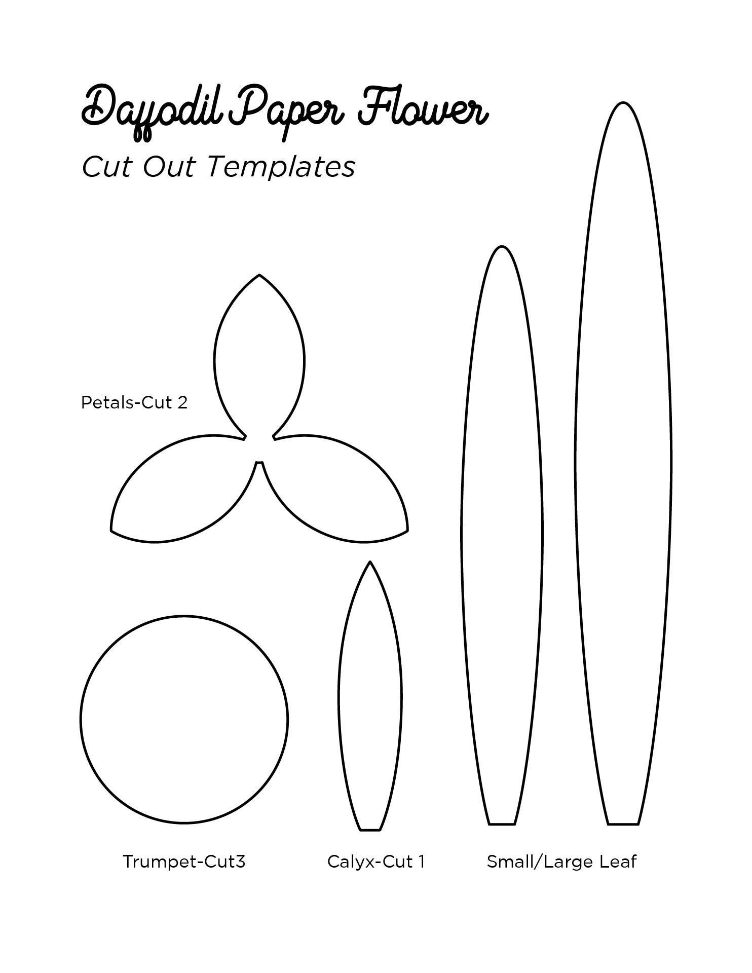 Paper Flower Petal Template 10 Free PDF Printables Printablee