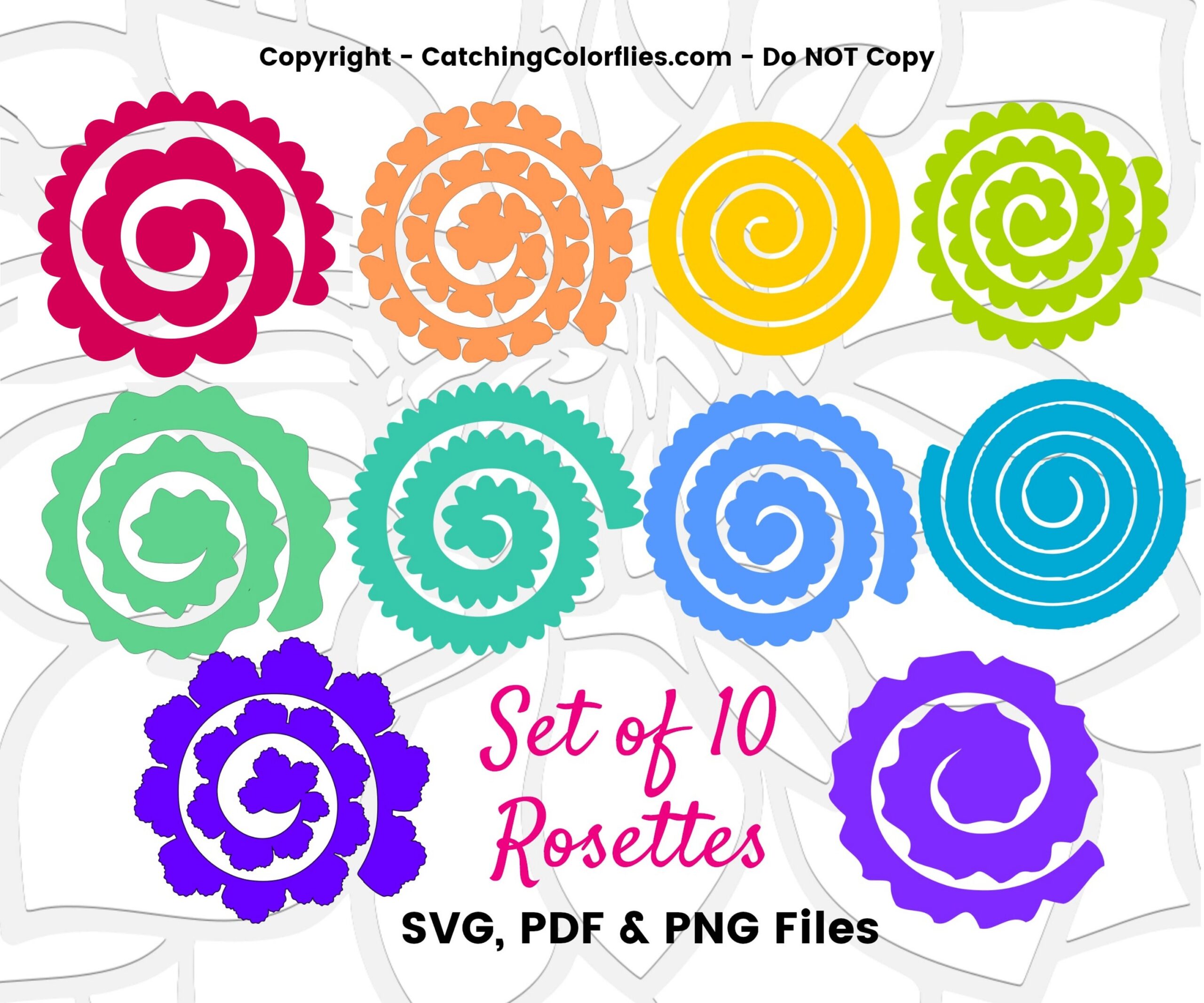 printable paper flower patterns