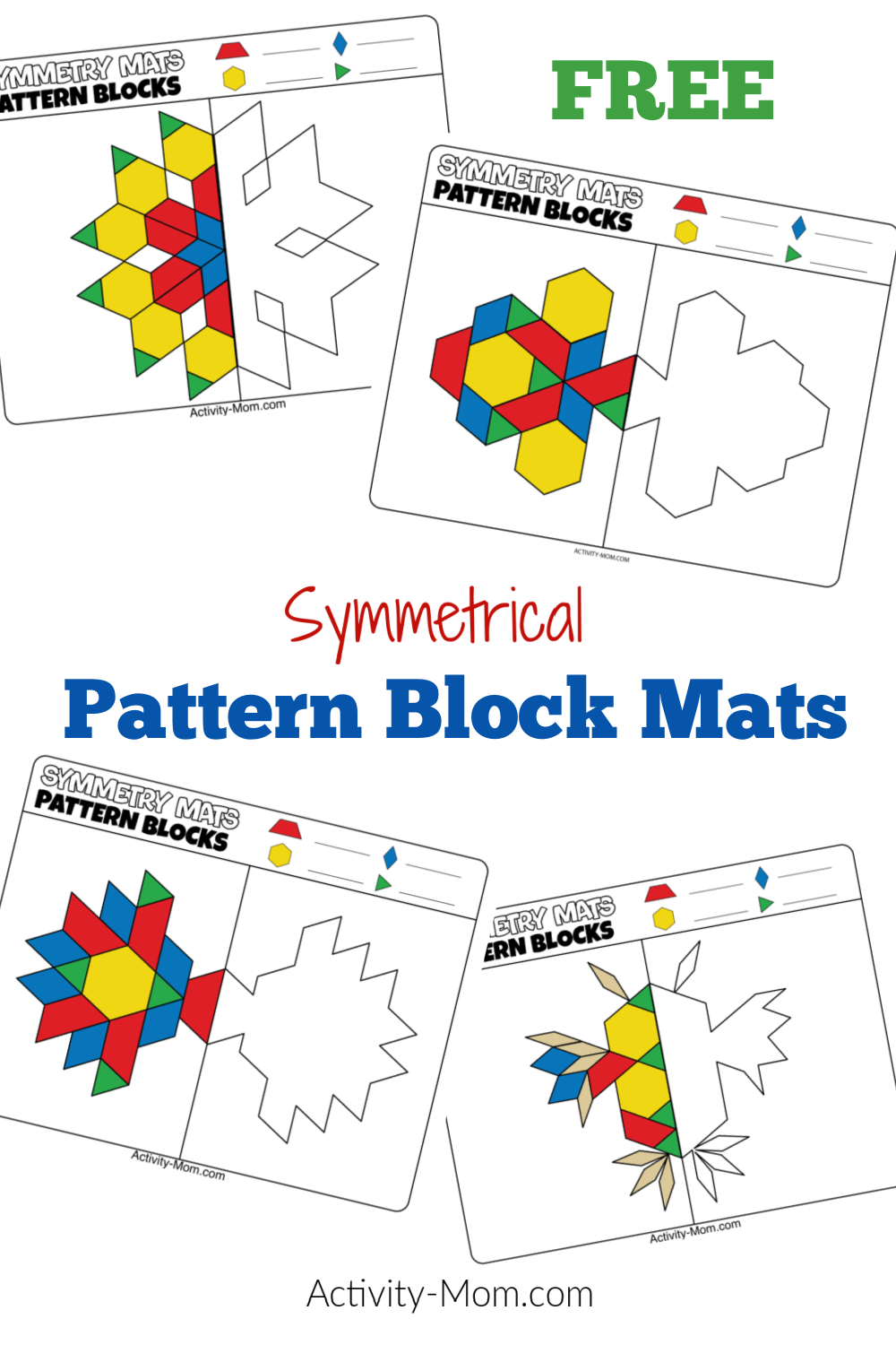pattern block worksheets printable