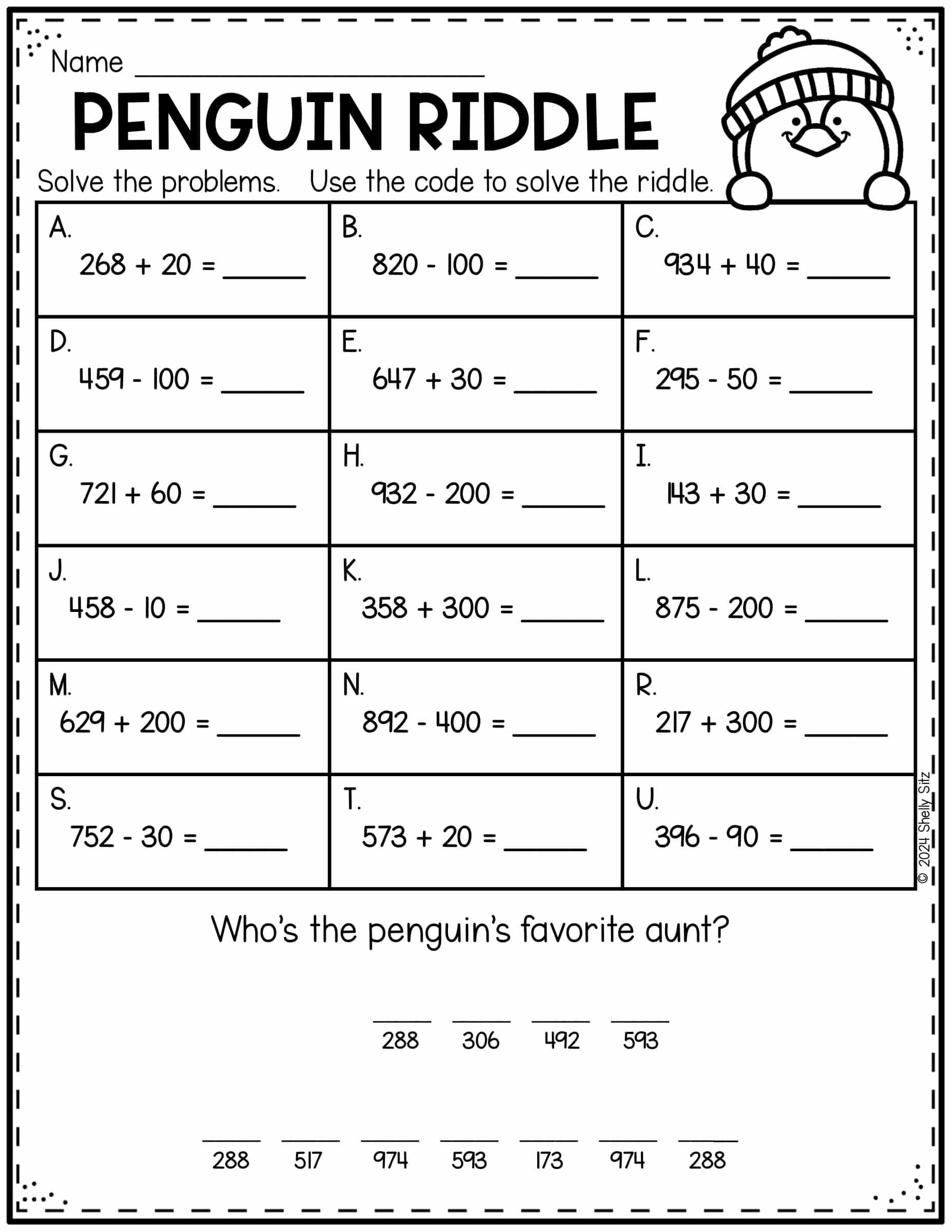worksheets for 2nd graders printable
