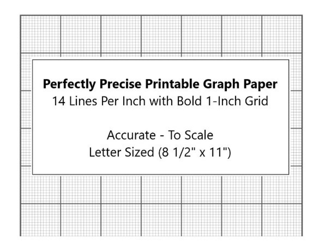 printable 1 inch graph paper
