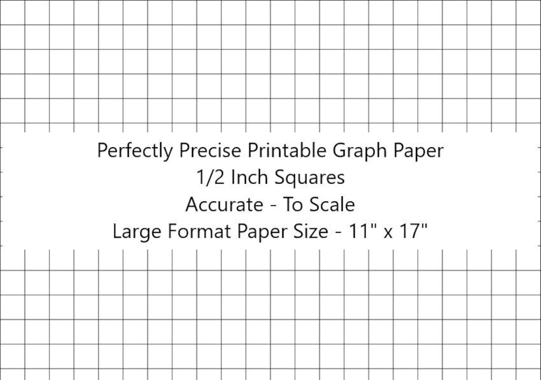 graph paper printable 1/2 inch