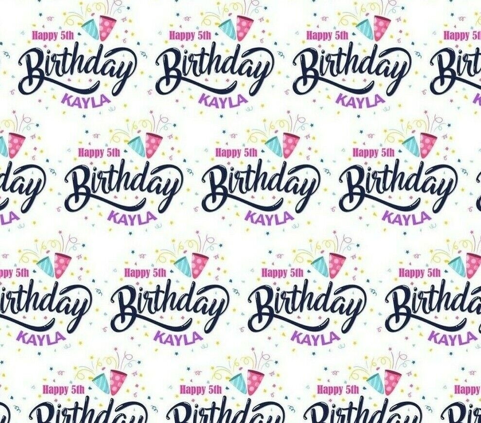 birthday wrapping paper printable