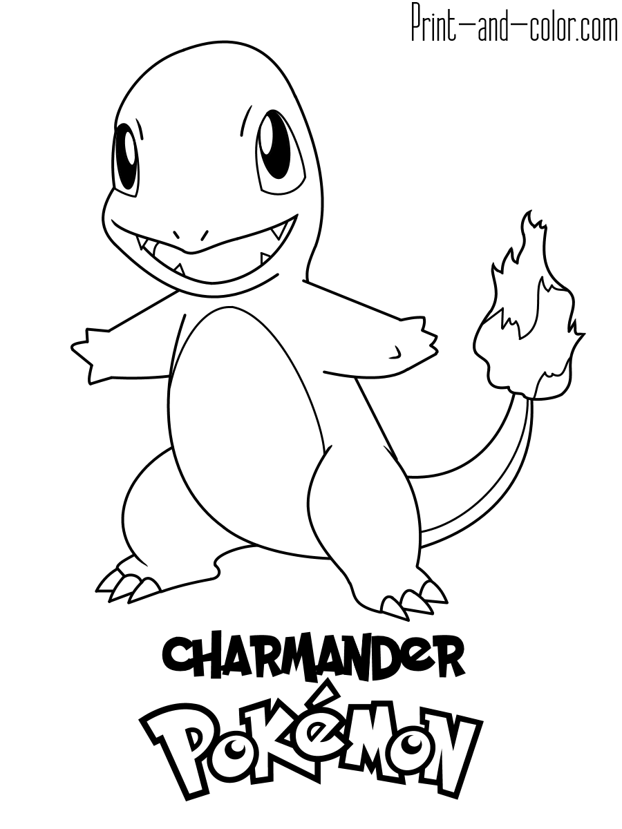 pokemon free printable coloring pages