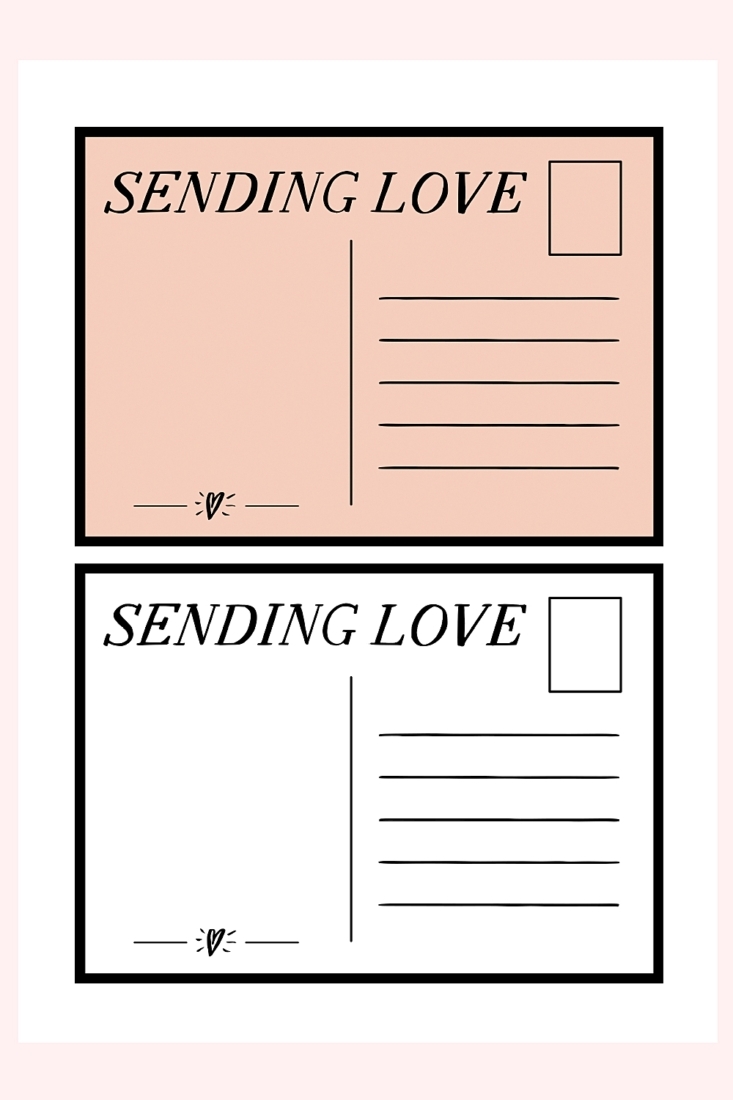 postcard template printable pdf
