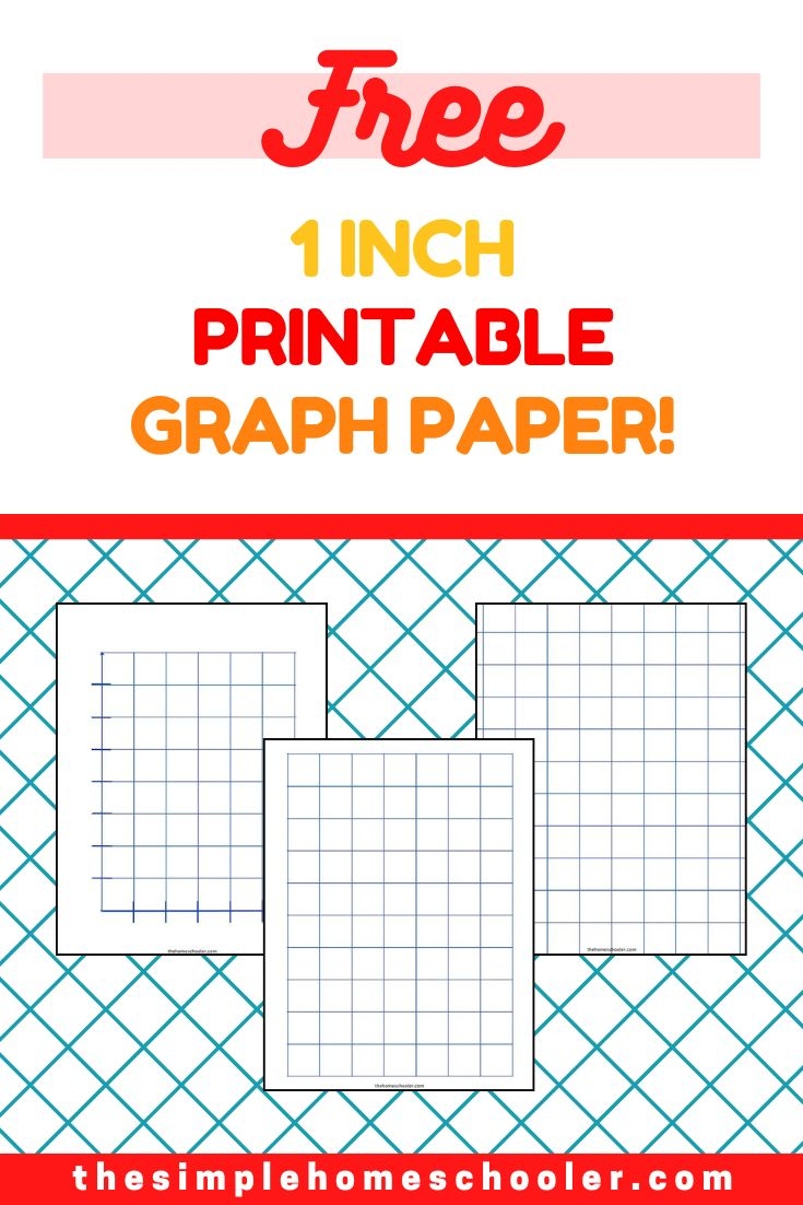 Precise 1 Inch Graph Paper Templates Free Printable The Simple Homeschooler