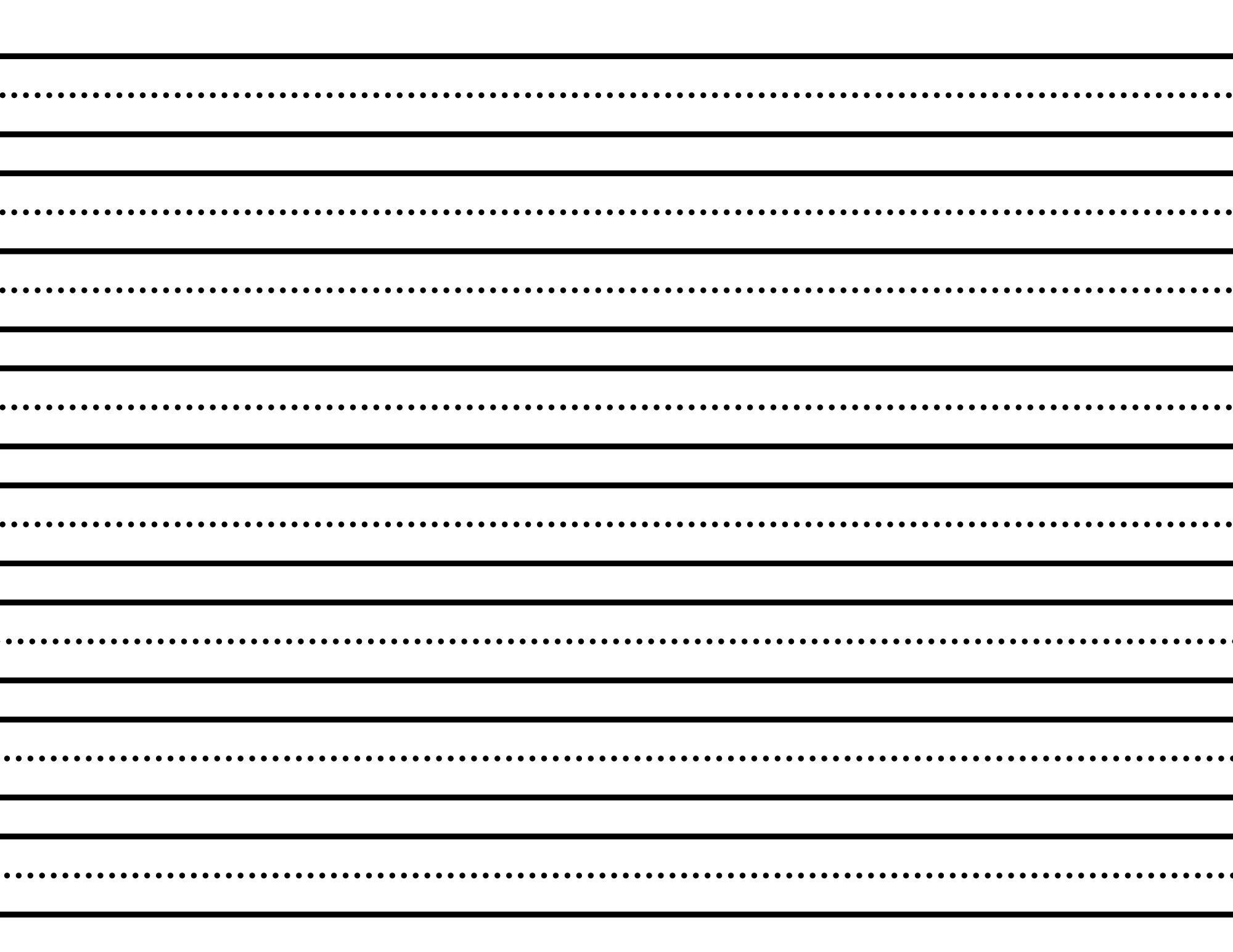 Preschool Kindergarten Writing Paper digital Download Etsy