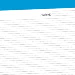 Primary Handwriting Paper Paging Supermom