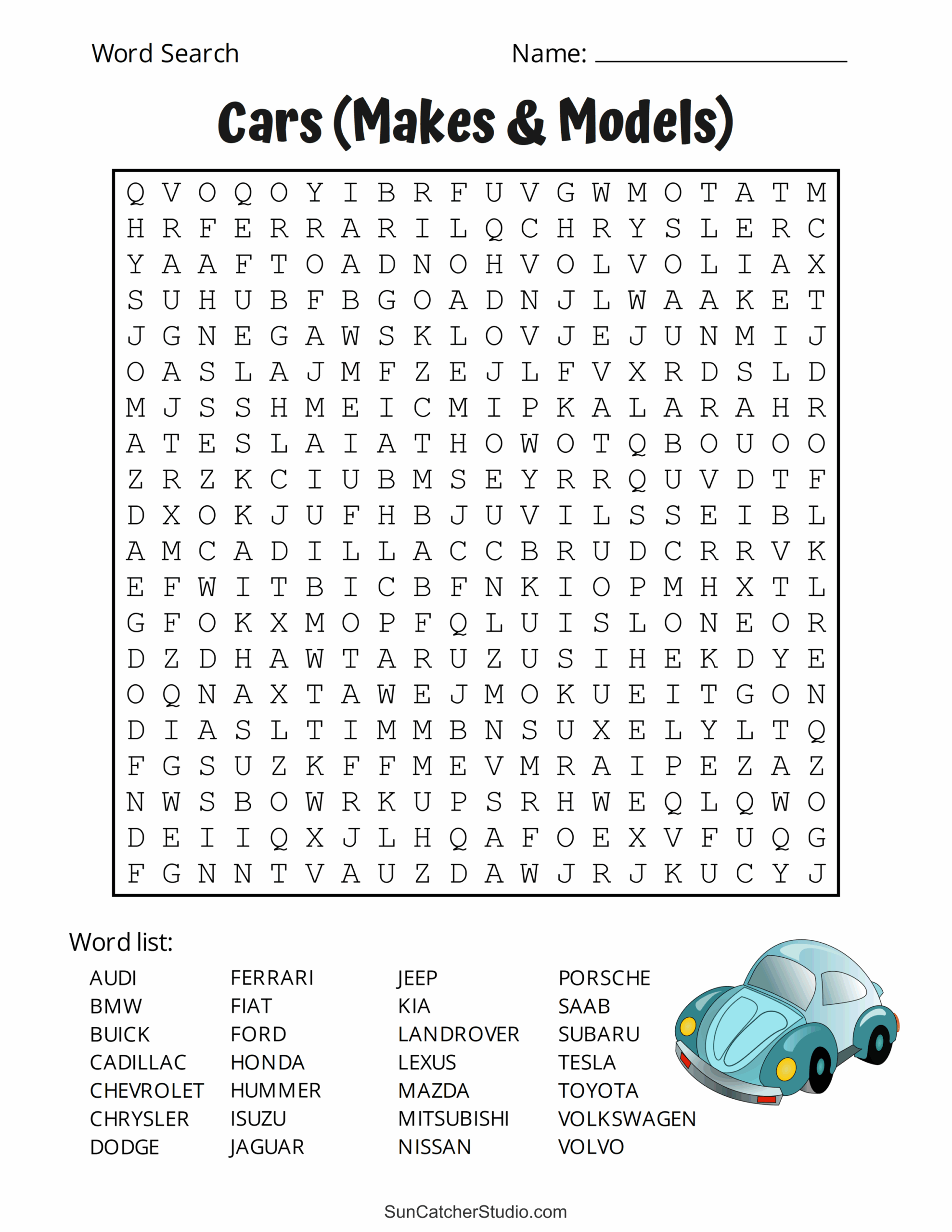 word search puzzles printable for adults