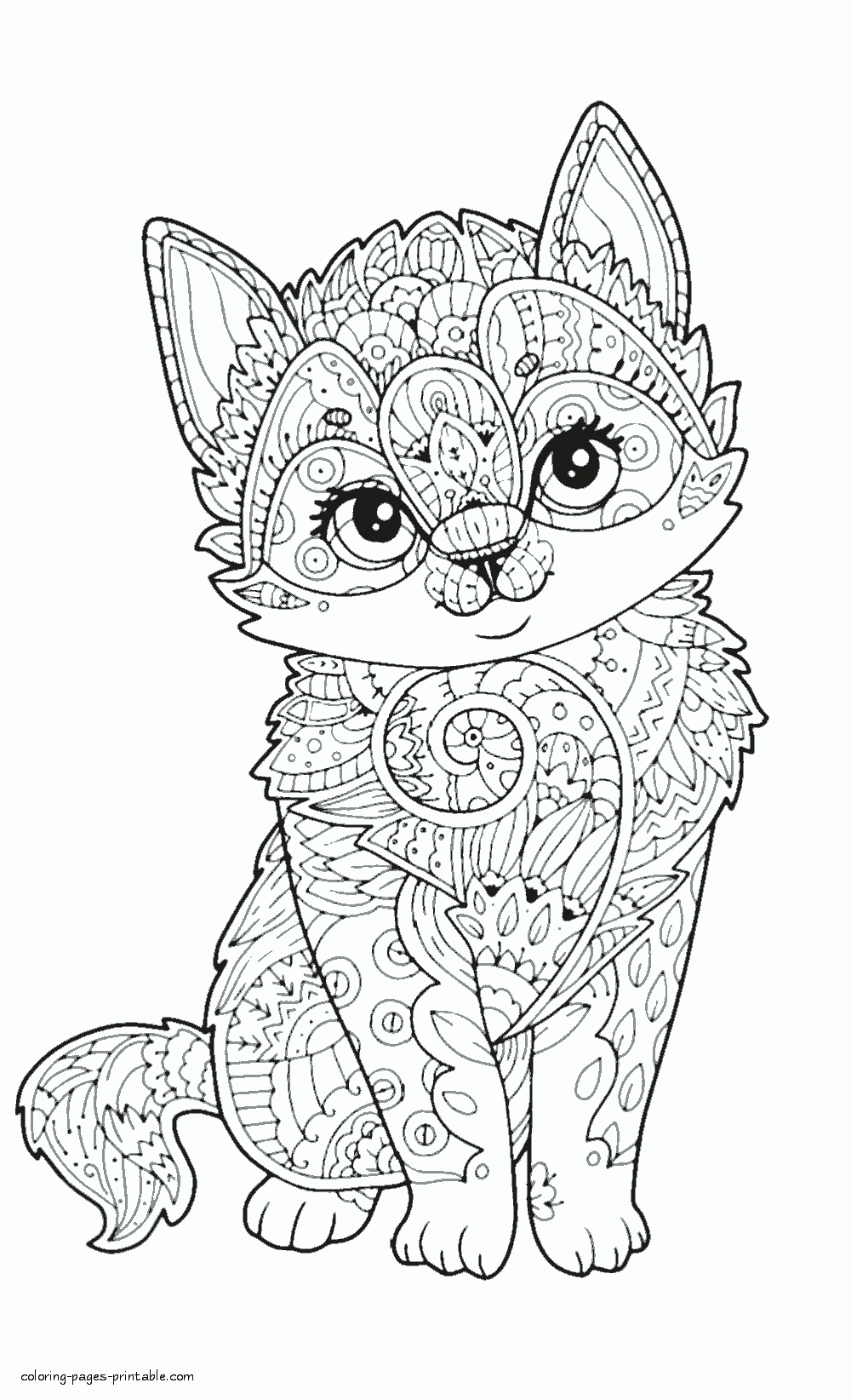 coloring pages printable animals