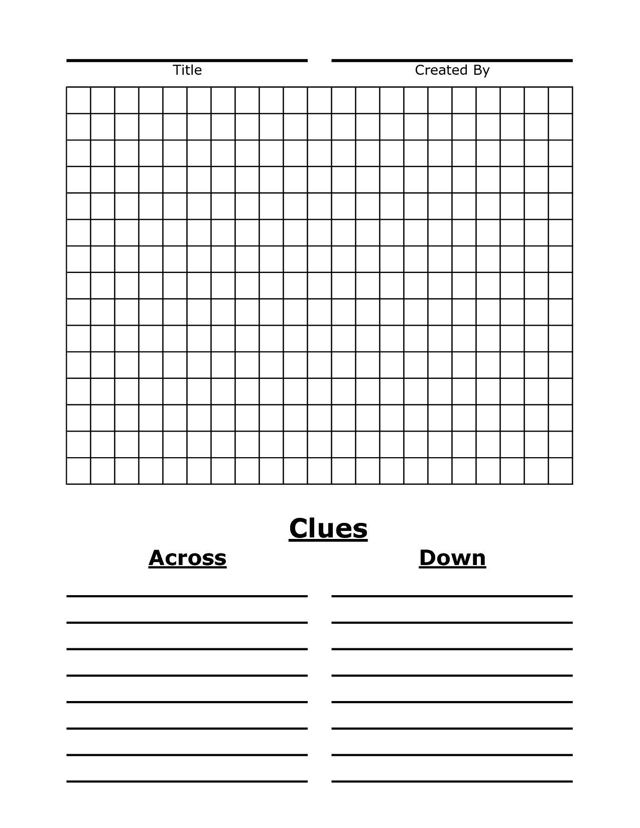 Printable Blank Crossword Grid Printable Crossword Puzzles Worksheets Library Printable Blank Crossword Grid Printable Crossword Puzzles Worksheets Library