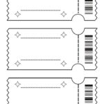 Printable Blank Ticket Design Templates