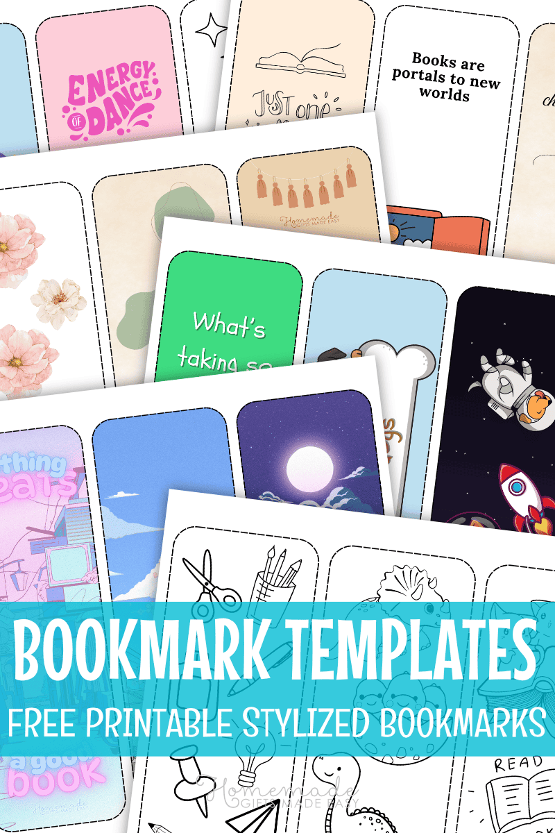 Printable Bookmarks And Bookmark Template Free PDF 