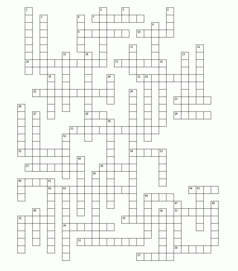 Printable Crossword Puzzles Mirroreyes