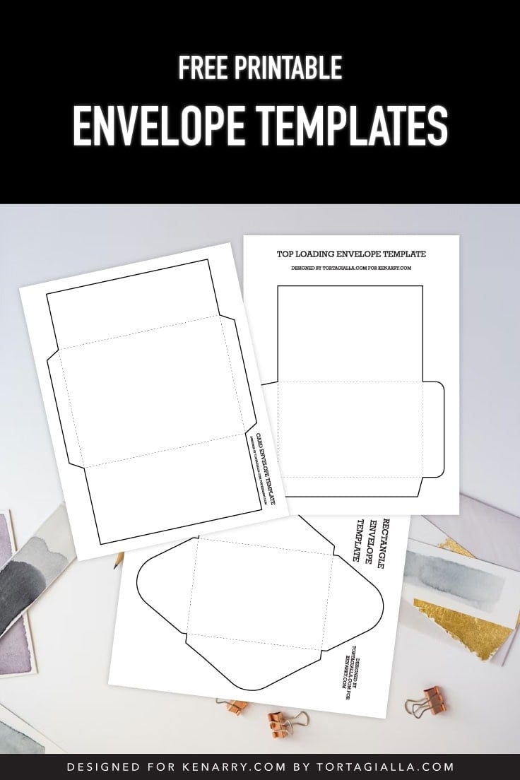 free printable envelope templates