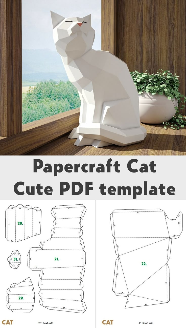 3d paper crafts templates free printable
