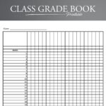 Printable Grade Book Teacher Grade Book Grade Tracker Grade Book Teacher Planner Etsy