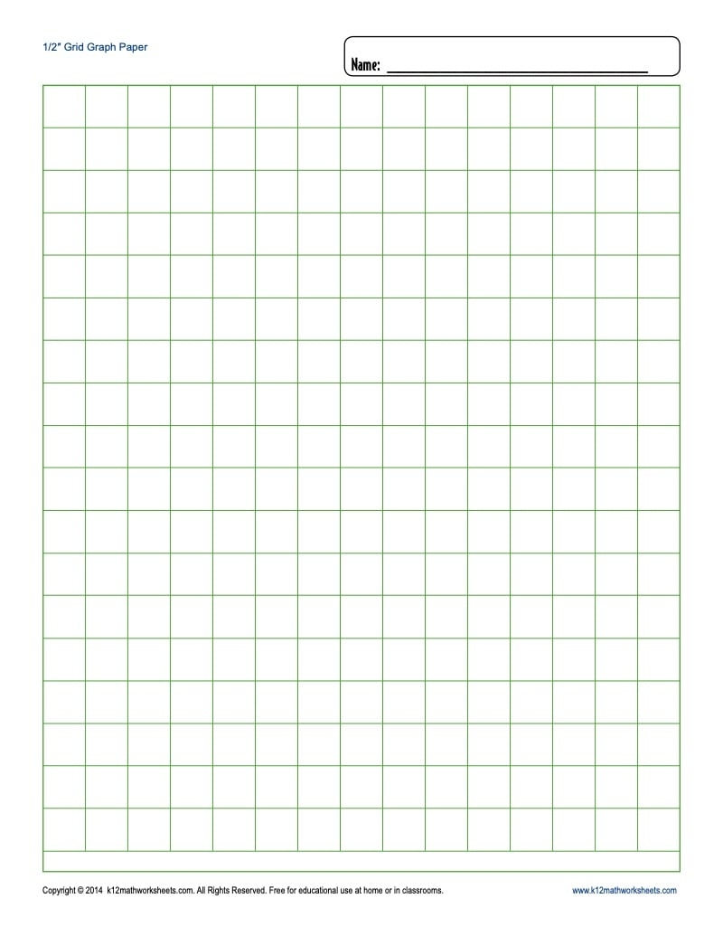 Printable Graph Paper Blank Templates