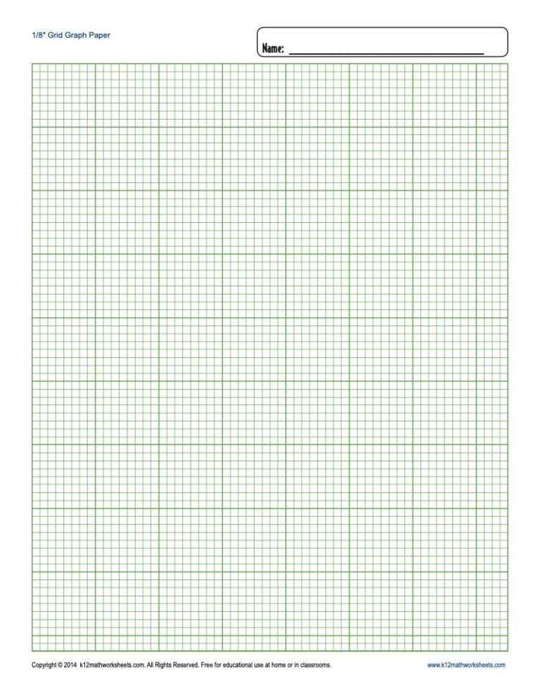 Printable Graph Paper Blank Templates