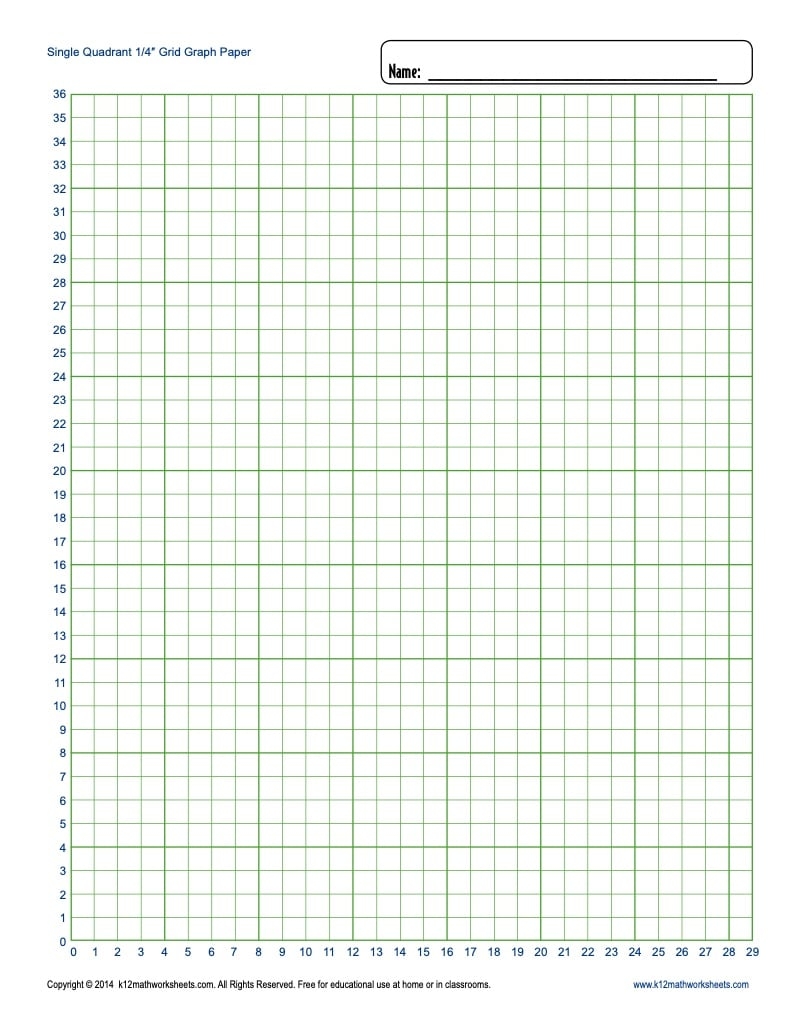 large printable graph paper