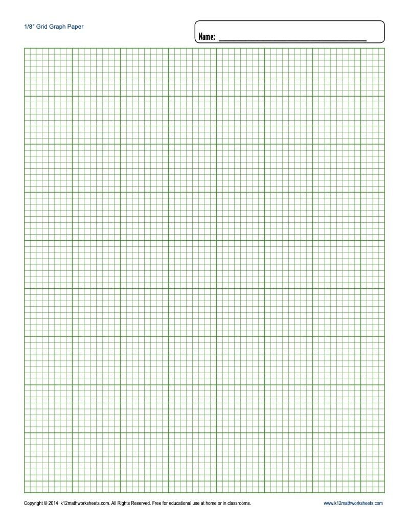 full page printable graph paper