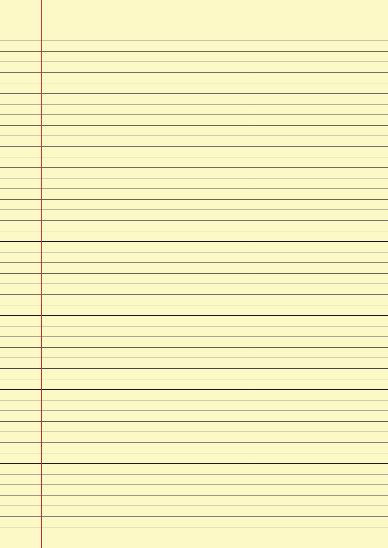 printable notebook paper pdf