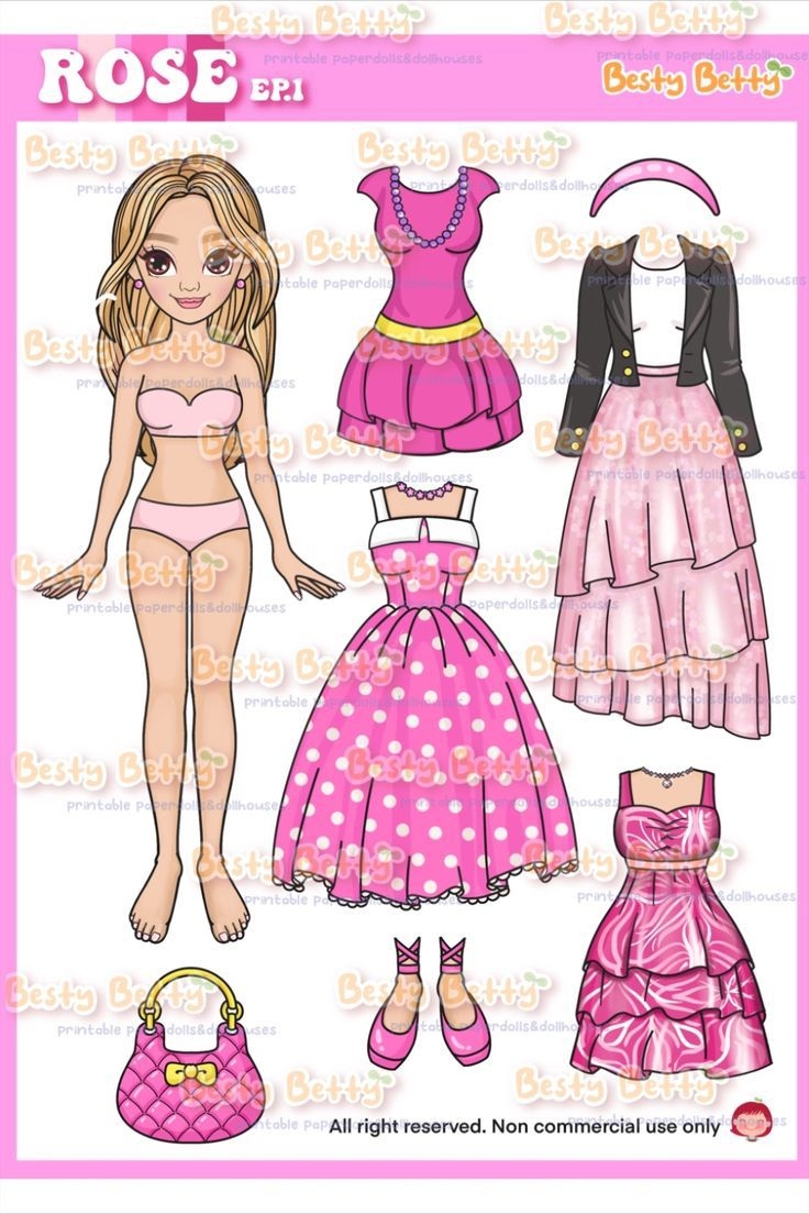 free printable paper doll patterns