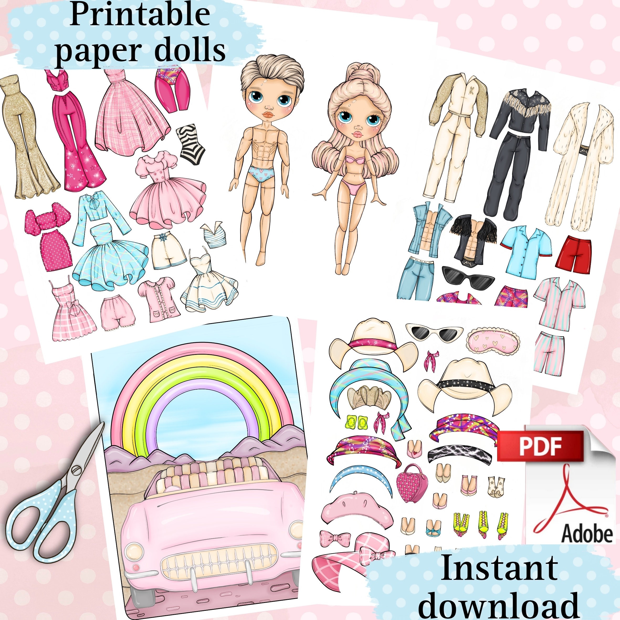 printable clothes for paper dolls