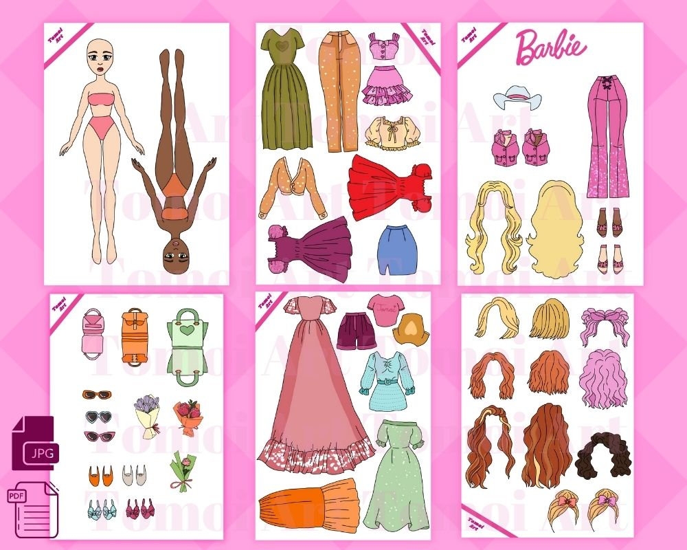 doll paper printable