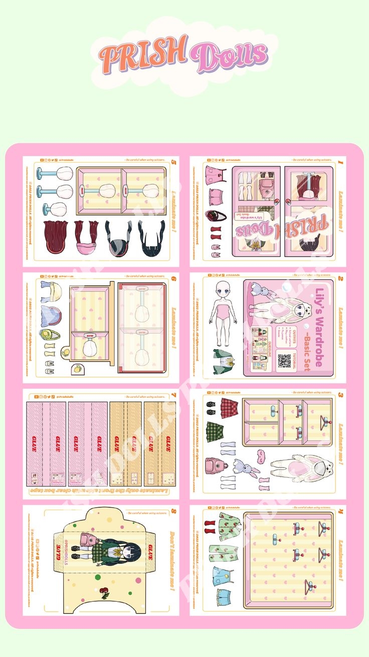 paper dollhouse printables