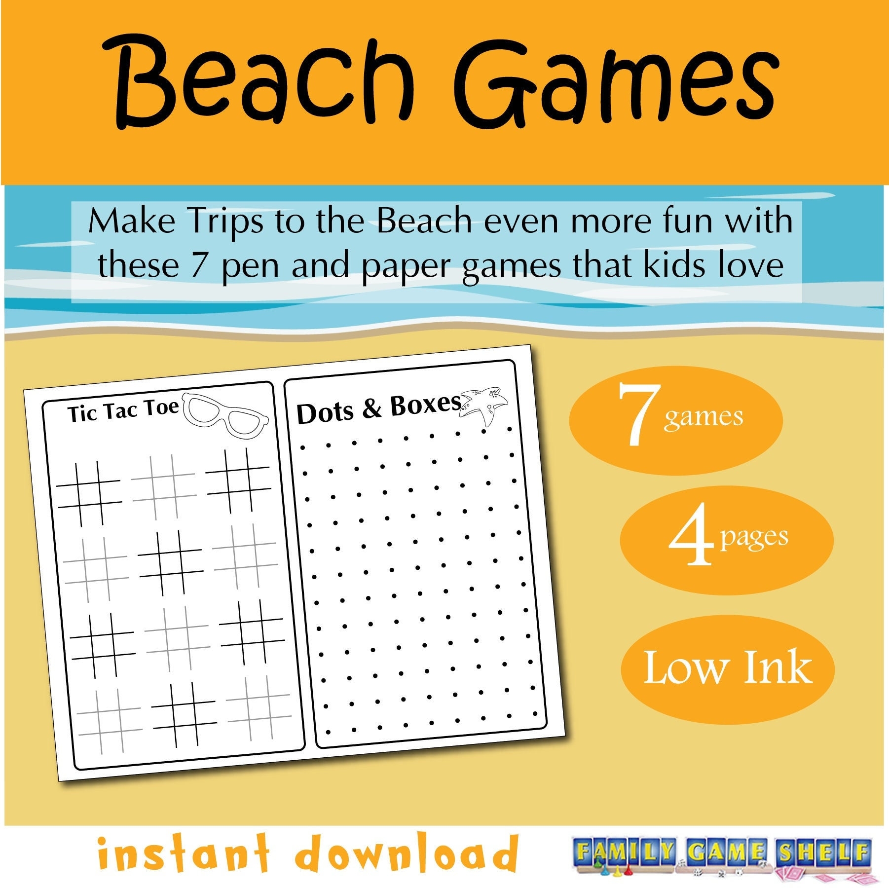 fun printable paper games