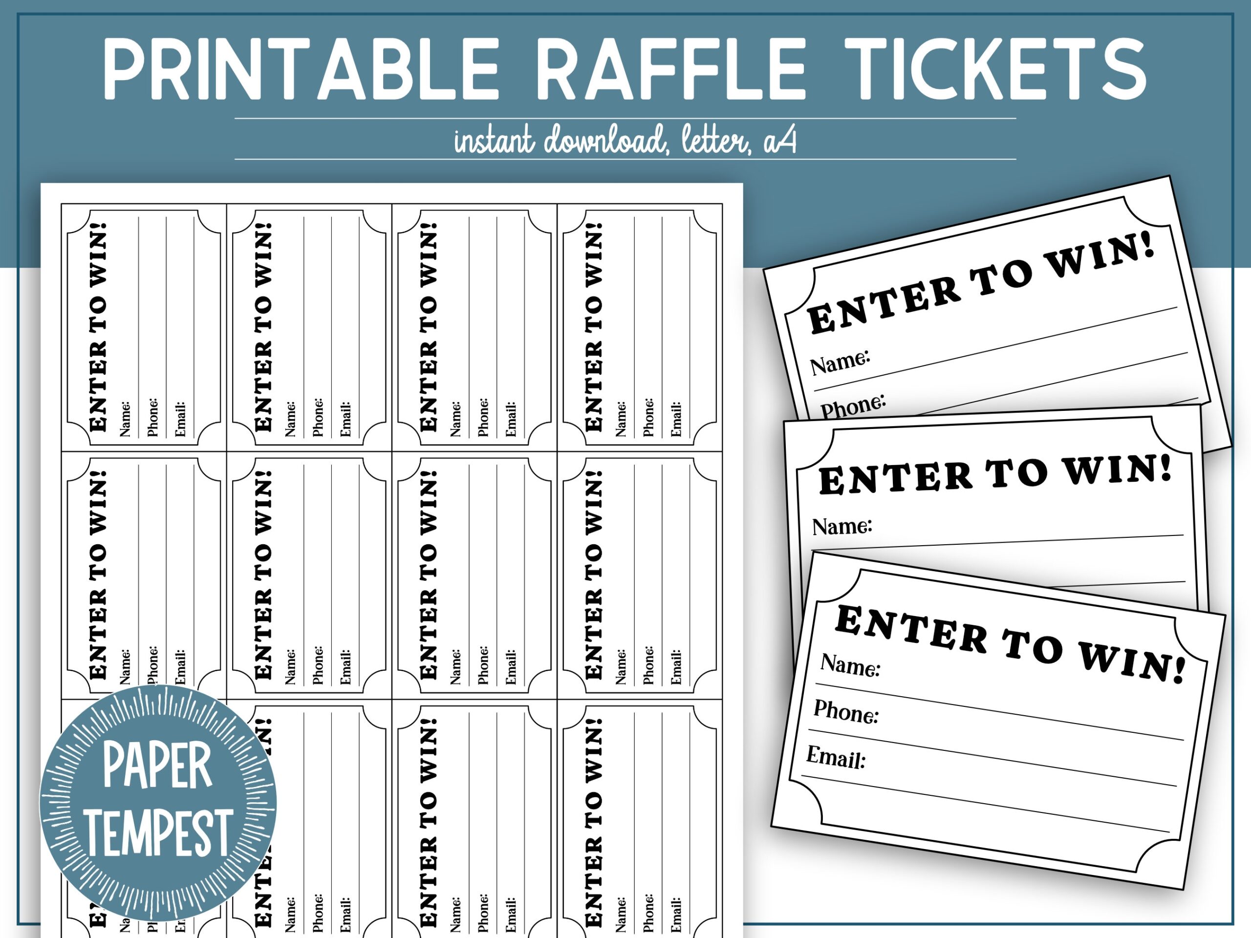 Printable Raffle Tickets Template Enter To Win Tickets Printable Fundraising Tickets Charity Raffle Tickets DIY Raffle Door Prize Slip Etsy Printable Raffle Tickets Template Enter To Win Tickets Printable Fundraising Tickets Charity Raffle Tickets DIY Raffle Door Prize Slip Etsy