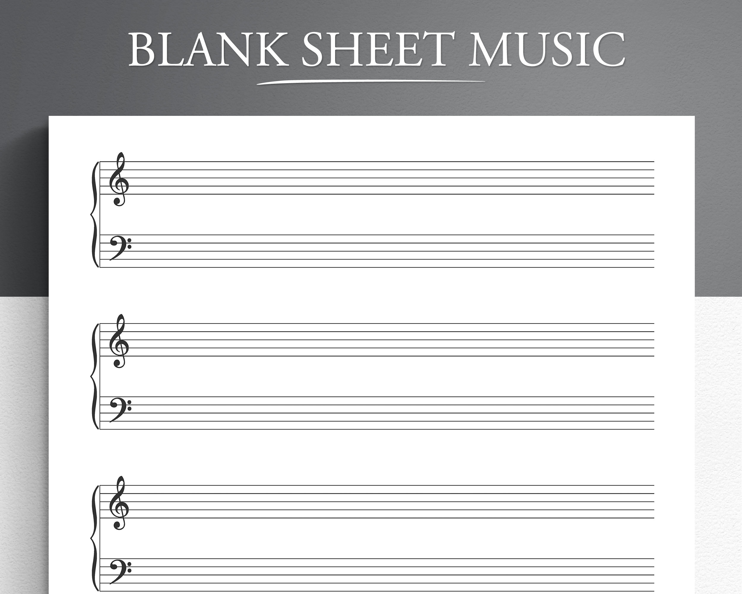 printable music staff paper